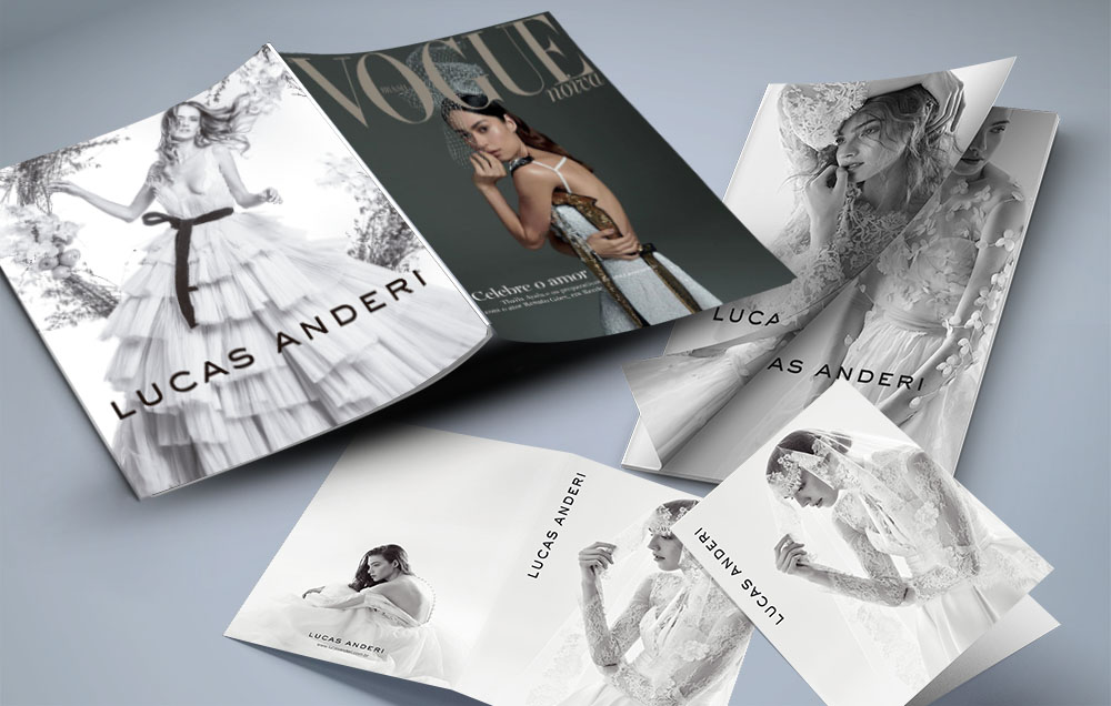 Lucas Anderi - Estilista - anúncios, catálogos, materiais impressos variados